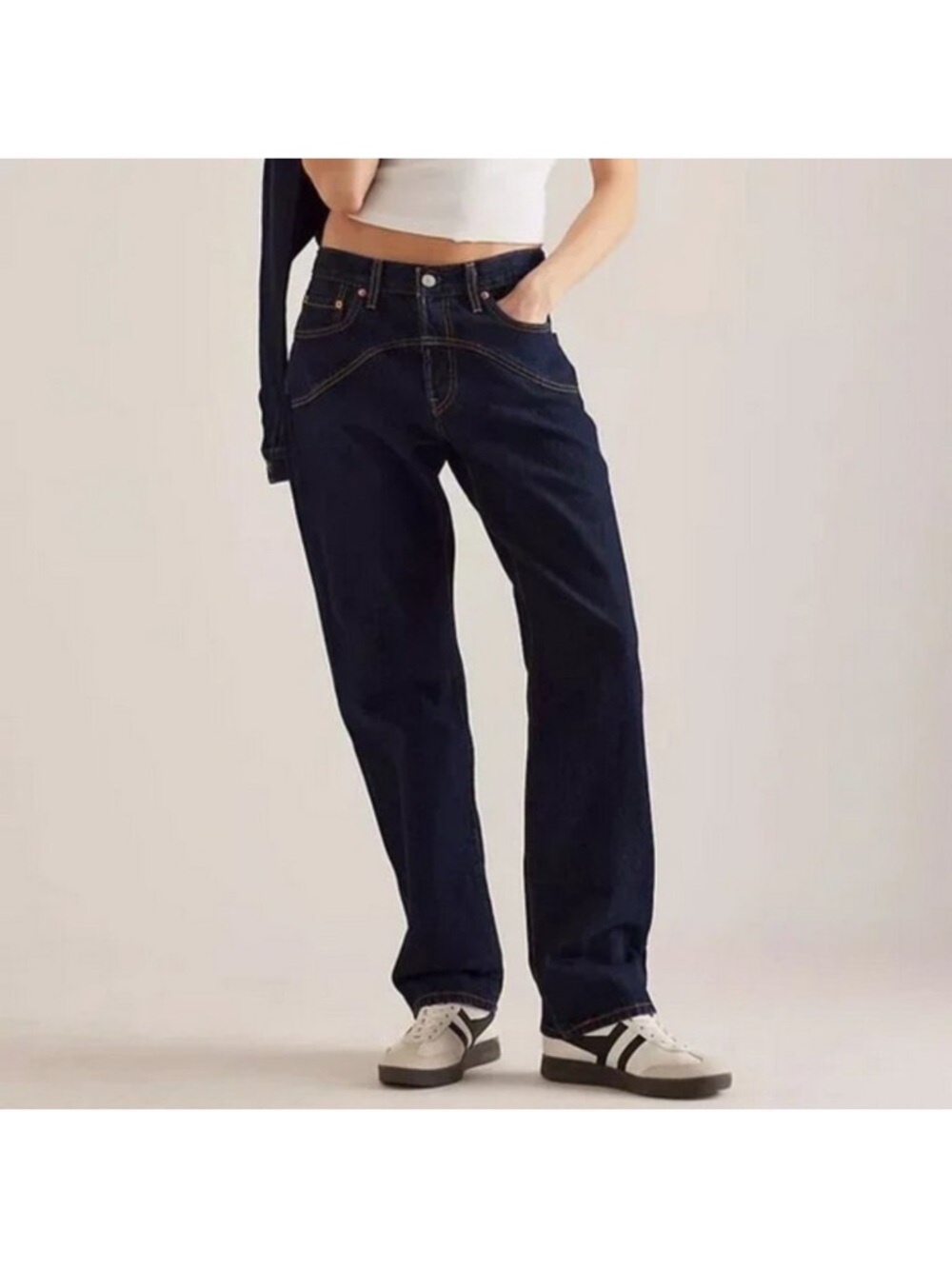 Levi's 501 90’s Western Jeans Dark Indigo Wash in Deep Breathe Size 27x30 NWT - Picture 9 of 10